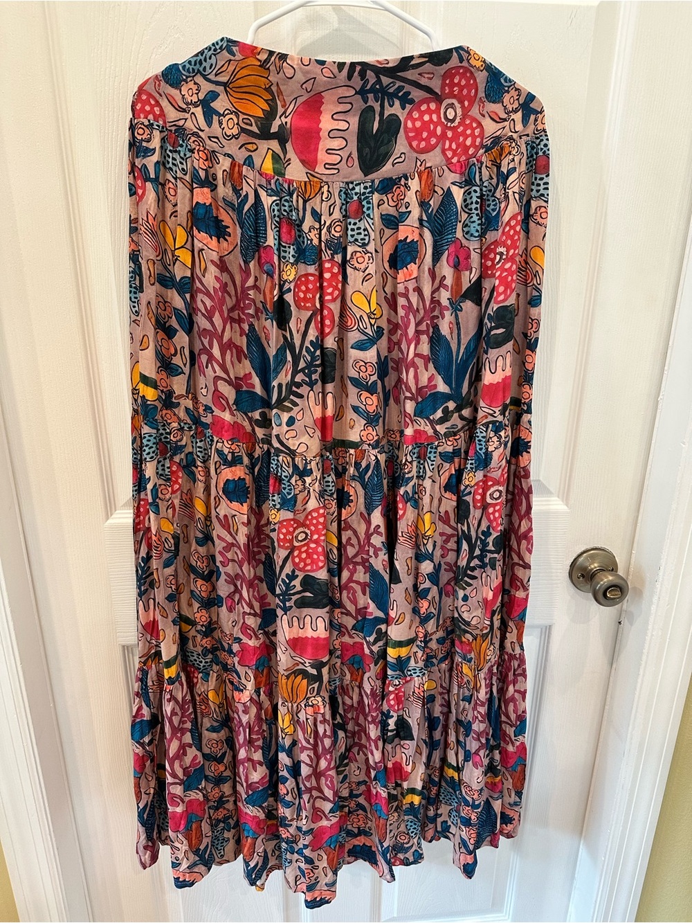 NATURAL LIFE Convertible Maxi Skirt - Pink Flung Floral